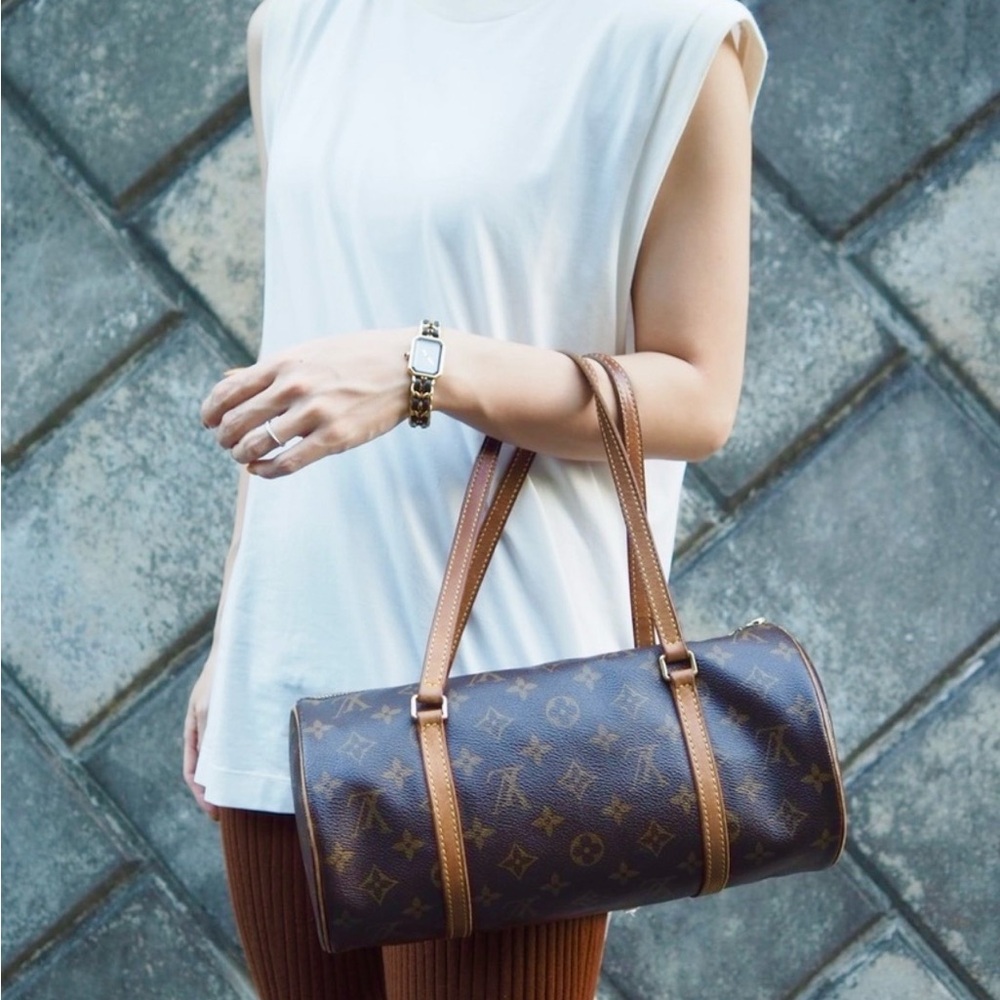 Louis Vuitton Monogram Papillon 30 Barrel Bag